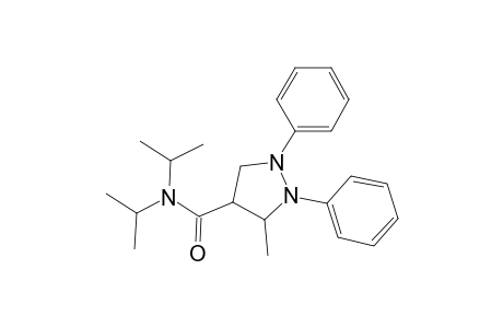 N,N-diisopropyl-1,2-diphenyl-3-methyl-2,3,4,5-tetrahydropyrazole-4-carboxamide