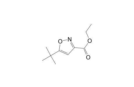 3-Isoxazolecarboxylic acid, 5-(1,1-dimethylethyl)-, ethyl ester