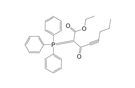 Ethyl 3-oxo-2-triphenylphosphoranylideneoct-4-ynoate