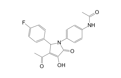 N-{4-[3-acetyl-2-(4-fluorophenyl)-4-hydroxy-5-oxo-2,5-dihydro-1H-pyrrol-1-yl]phenyl}acetamide
