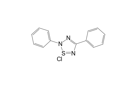 2,4-Diphenyl-2H-1,2,3,5-thiatriazol-1-ium chloride