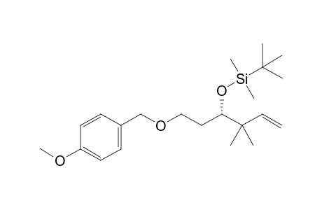 (3S)-3-[(t-Butyldimethylsilyl)oxy]-1-[(p-methoxybenzyl)oxy[-4,4-dimethylhex-5-ene