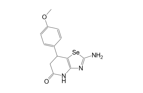 selenazolo[4,5-b]pyridin-5(4H)-one, 2-amino-6,7-dihydro-7-(4-methoxyphenyl)-