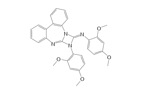 1-(2,4-Dimethoxyphenyl)-2-(2,4-dimethoxyphenyl)iminodibenzo[d,f]-1,3-diaztidino[1,2-a]diazepine