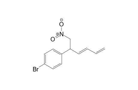 (E)-1-bromo-4-(1-nitrohexa-3,5-dien-2-yl)benzene