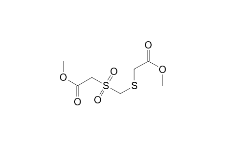 Acetic acid, [[[(2-methoxy-2-oxoethyl)sulfonyl]methyl]thio]-, methyl ester