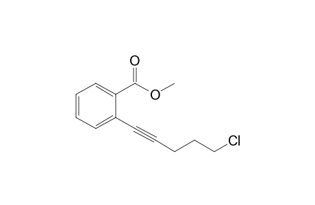 2-(5-Chloropent-1-ynyl)benzoic methyl ester