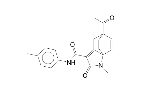 5,7a-Etheno-7ah-indole-3-carboxamide, 5-acetyl-1,2,4,5-tetrahydro-1-methyl-N-(4-methylphenyl)-2-oxo-