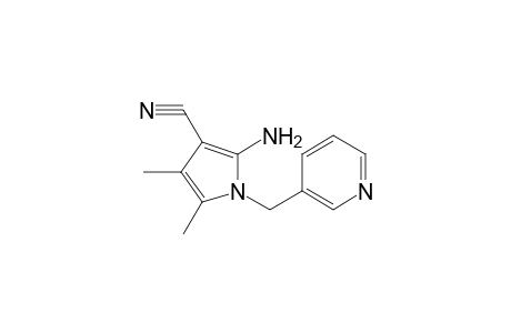 1H-Pyrrole-3-carbonitrile, 2-amino-4,5-dimethyl-1-(3-pyridinylmethyl)-
