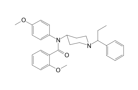 N-4-Methoxyphenyl-N-[1-(1-phenylpropyl)piperidin-4-yl]-2-methoxybenzamide