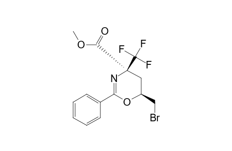 4-(RS),6-(RS)-METHYL-[6-BROMOMETHYL-2-PHENYL-4-TRIFLUOROMETHYL-5,6-DIHYDRO-4H-1,3-OXAZINE]-CARBOXYLATE;DIASTEREOISOMER-1