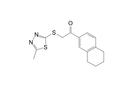 2-(5-Methyl-[1,3,4]thiadiazol-2-ylsulfanyl)-1-(5,6,7,8-tetrahydro-naphthalen-2-yl)-ethanone