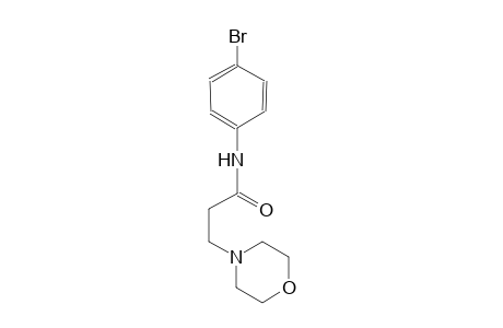 4-morpholinepropanamide, N-(4-bromophenyl)-