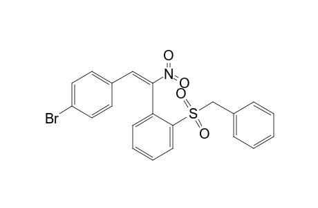(E)-1-[2-(Benzylsulfonyl)phenyl]-2-(4-bromophenyl)-1-nitroethene