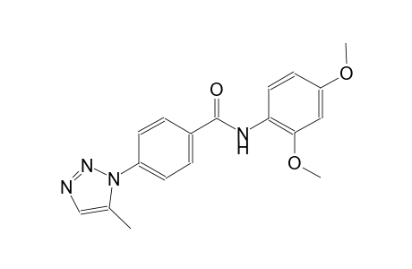 benzamide, N-(2,4-dimethoxyphenyl)-4-(5-methyl-1H-1,2,3-triazol-1-yl)-