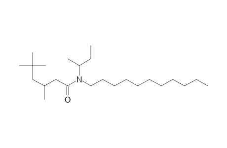 Hexanamide, 3,5,5-trimethyl-N-(2-butyl)-N-undecyl-