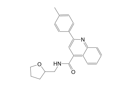 2-(4-methylphenyl)-N-(tetrahydro-2-furanylmethyl)-4-quinolinecarboxamide