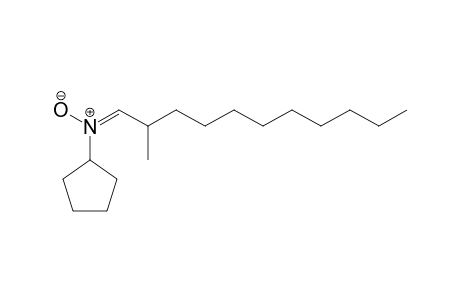 (E)-N-cyclopentyl-2-methylundecan-1-imine oxide