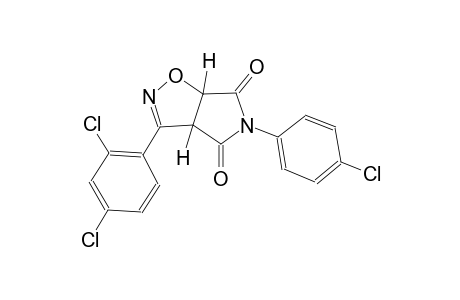 (3aR,6aS)-5-(4-chlorophenyl)-3-(2,4-dichlorophenyl)-3aH-pyrrolo[3,4-d]isoxazole-4,6(5H,6aH)-dione