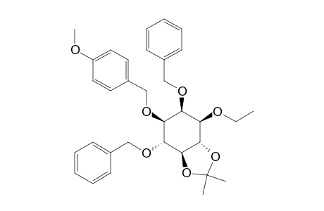 DL-3-O-Ethyl-1-O-(p-methoxybenzyl)-2,6-di-O-benzyl-4,5-O-isopropylidene-myo-inositol