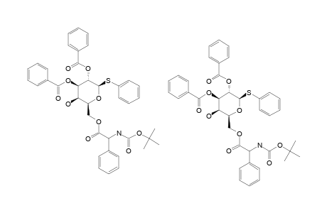PHENYL-2,3-DI-O-BENZOYL-6-O-[2-(TERT.-BUTOXYCARBONYLAMINO)-2-PHENYLACETYL]-1-THIO-BETA-D-GALACTOPYRANOSIDE