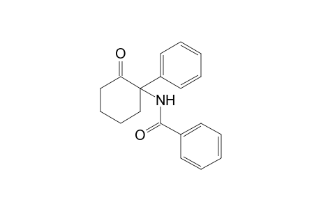 N-(2-oxo-1-phenyl-cyclohexyl)benzamide