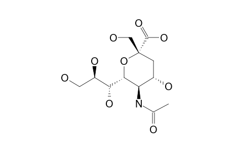 5-ACETAMIDO-2,6-ANHYDRO-3,5-DIDESOXY-2-C-(HYDROXYMETHYL)-D-ERYTHRO-L-GLUCO-NONONIC-ACID