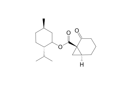 (1R-(1.alpha.(1S*,6S*),2.beta.,5.alpha.))-5-methyl-2-(1-methylethyl)cyclohexyl ester of 2-oxobicyclo(4.1.0)heptane-1-carboxylic acid