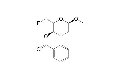 (-)-L-.alpha.-Methyl 5-O-Benzoyl-6-fluoroamicetoside