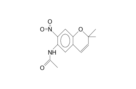2,2-Dimethyl-6-acetamido-7-nitro-1,2-benzopyran