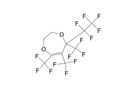 5-PENTAFLUOROETHYL-5,6,7-TRIS-TRIFLUOROMETHYL-1,4-DIOXACYCLOHEPT-6-ENE