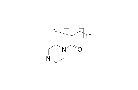 Poly[1-(1-piperazinylcarbonyl)ethylene]