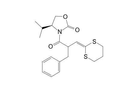 (4S)-3-[1-Oxo-3-(1,3-dithian-2-ylidene)-2-benzylpropyl]-4-(1-methylethyl)-2-oxazolidenone