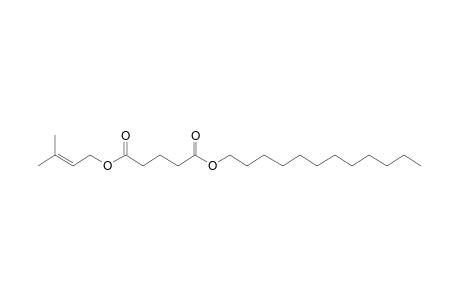 Glutaric acid, dodecyl 3-methylbut-2-enyl ester