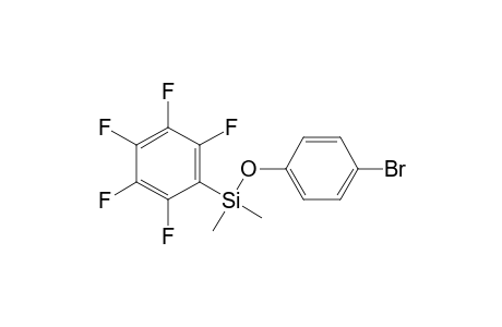 (4-bromanylphenoxy)-dimethyl-[2,3,4,5,6-pentakis(fluoranyl)phenyl]silane