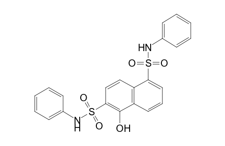 1,6-Naphthalenedisulfonamide, 5-hydroxy-N1,N6-diphenyl-
