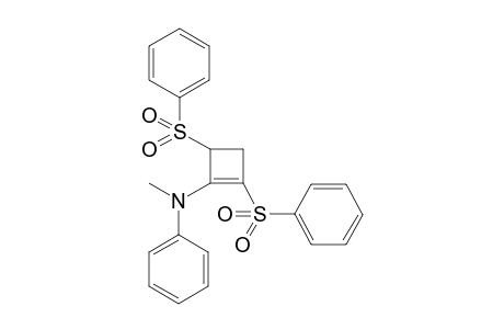 1-(Methylphenylamino)-2,4-bis(phenylsulfonyl)-1-cyclobutene