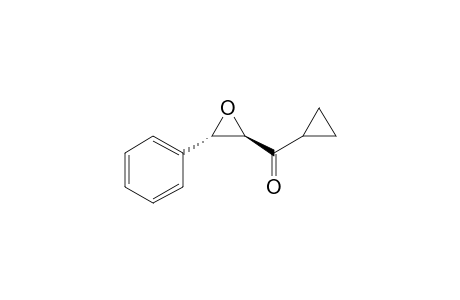 trans-(+-)-1-Cyclopropyl-2,3-epoxy-3-phenylpropan-1-one