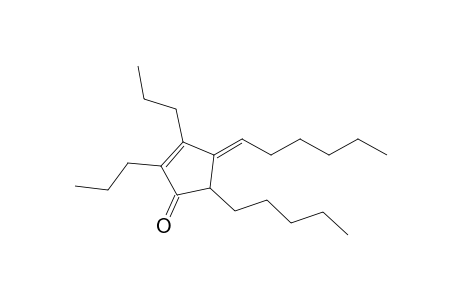 (E)-4-Hexylidene-5-pentyl-2,3-dipropylcyclopent-2-enone