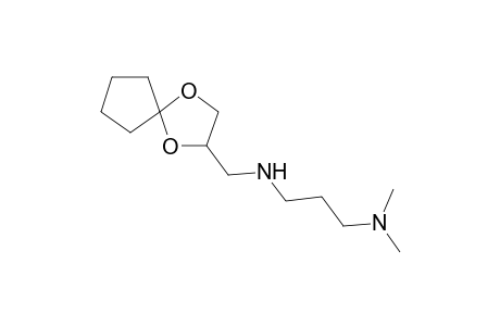 1,3-propanediamine, N~1~-(1,4-dioxaspiro[4.4]non-2-ylmethyl)-N~3~,N~3~-dimethyl-