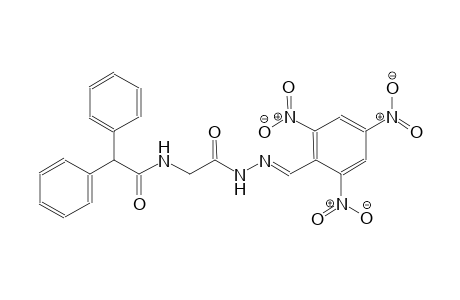 acetic acid, [(diphenylacetyl)amino]-, 2-[(E)-(2,4,6-trinitrophenyl)methylidene]hydrazide