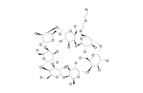 6-DEOXY-6-(5-AMINO-3-AZAPENTYLAMINO)-CYCLOMALTOHEPTAOSE;CDDIEN
