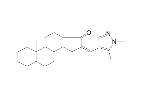 (16Z)-16-[(1,5-dimethyl-4-pyrazolyl)methylidene]-10,13-dimethyl-2,3,4,5,6,7,8,9,11,12,14,15-dodecahydro-1H-cyclopenta[a]phenanthren-17-one