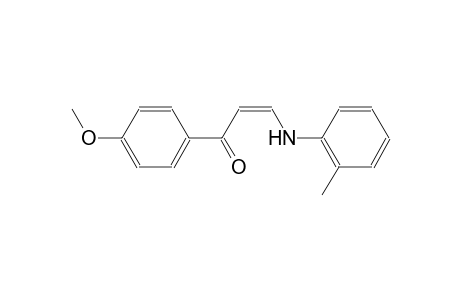 2-propen-1-one, 1-(4-methoxyphenyl)-3-[(2-methylphenyl)amino]-, (2Z)-