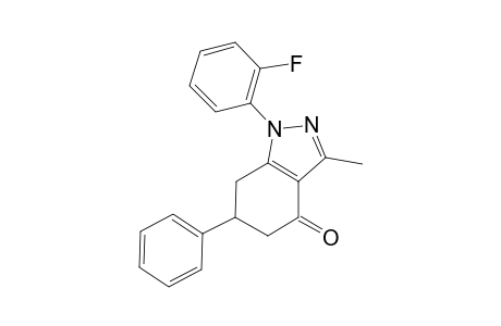 1-(2-Fluorophenyl)-3-methyl-6-phenyl-1,5,6,7-tetrahydro-4H-indazol-4-one
