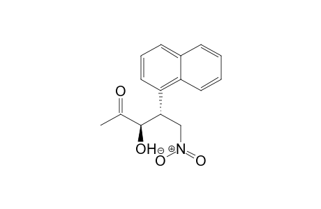 (3R,4R)-4-(1-Naphthyl)-3-hydroxy-5-nitropentan-2-one