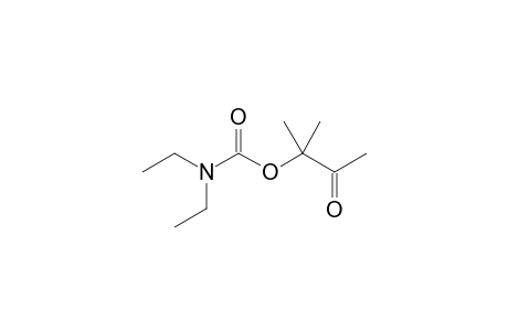 2-Methyl-3-oxobutan-2-yl diethylcarbamate