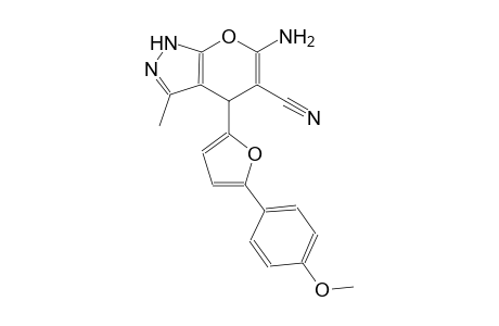 6-amino-4-[5-(4-methoxyphenyl)-2-furyl]-3-methyl-1,4-dihydropyrano[2,3-c]pyrazole-5-carbonitrile