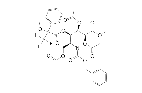 (2S,3R,5S)-5-BENZYLOXYCARBONYLAMINO-2,3,6-TRIACERTOXY-4-[(S)-2-METHOXY-2-PHENYL-2-(TRIFLUOROMETHYL)-ACETOXY]-METHYL-HEXANOATE