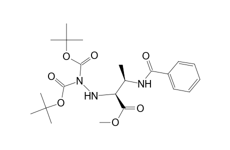 1,2-Hydrazinedicarboxylic acid, 1-[2-(benzoylamino)-1-(methoxycarbonyl)propyl]-, bis(1,1-dimethylethyl) ester, (R*,R*)-(.+-.)-